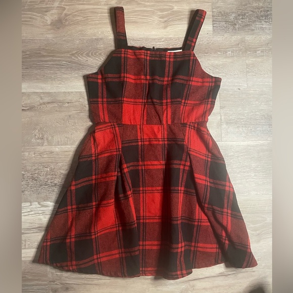 Copper key plaid dress - Picture 3 of 10